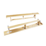 Banco de gimnasia 3 m, íntegramente de madera