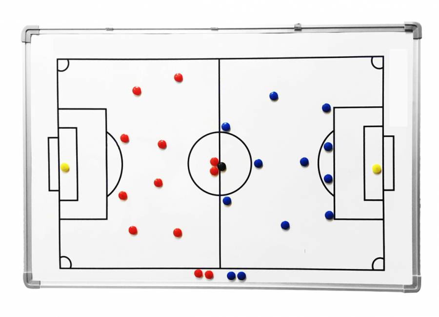 Pizarra táctica de fútbol magnética