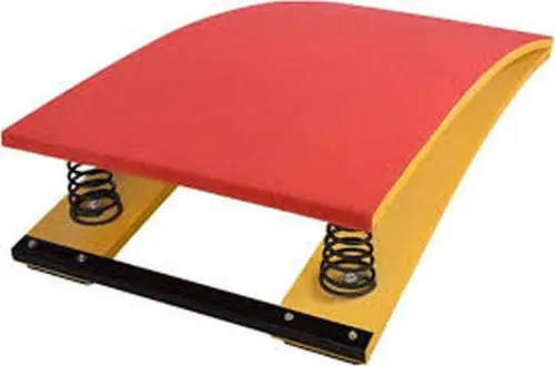 Trampolín de gimnasia con muelles