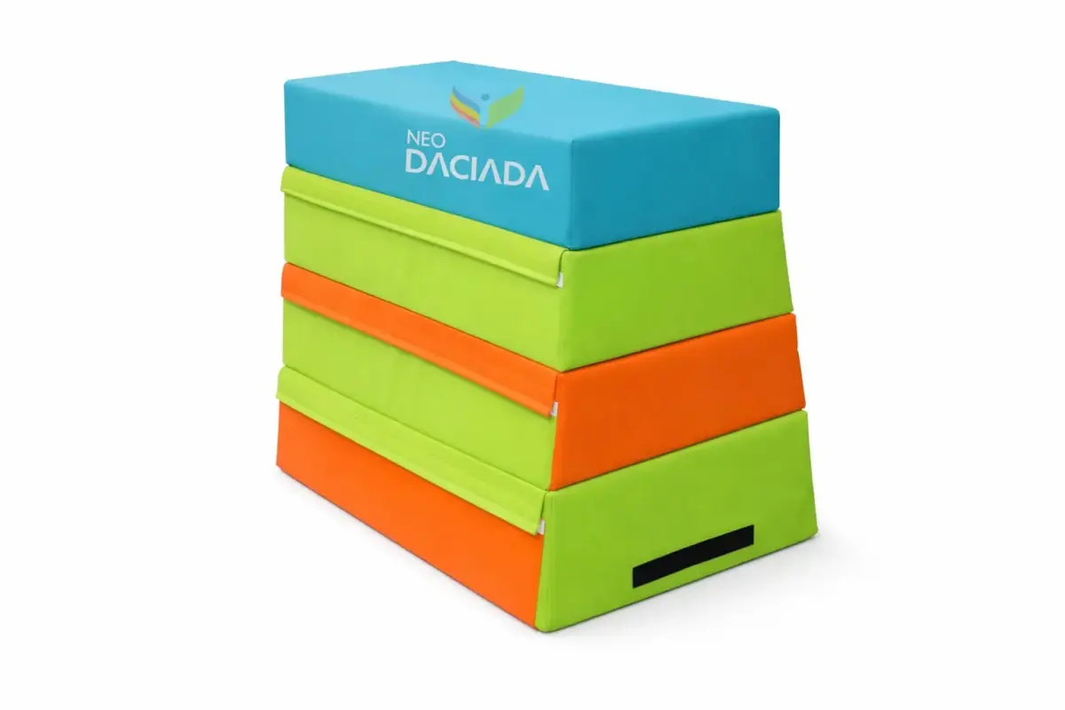 Plinto de gimnasia trapezoidal