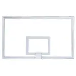 Tablero de baloncesto 120x90 cm, fibra de vidrio