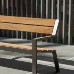 Banco de parque modelo 4DCD