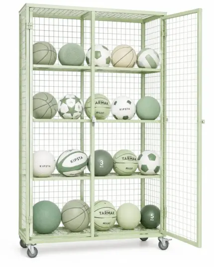 Armario con puertas para balones